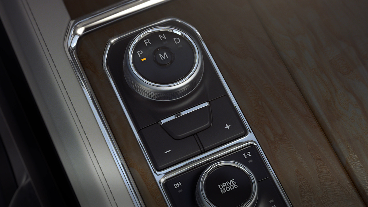 How to use the Land Rover Gear Selector and Paddle Shift - Dial