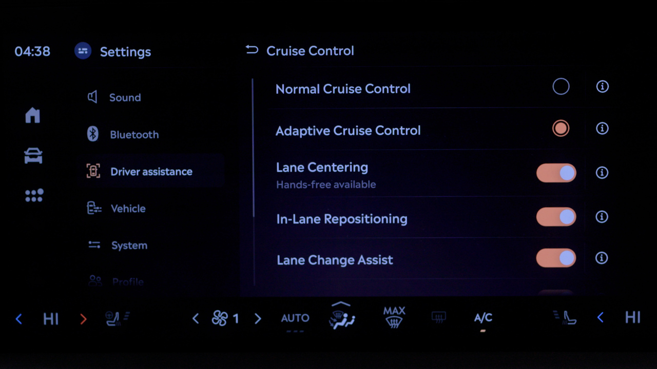 Control de velocidad adaptativo de Lincoln