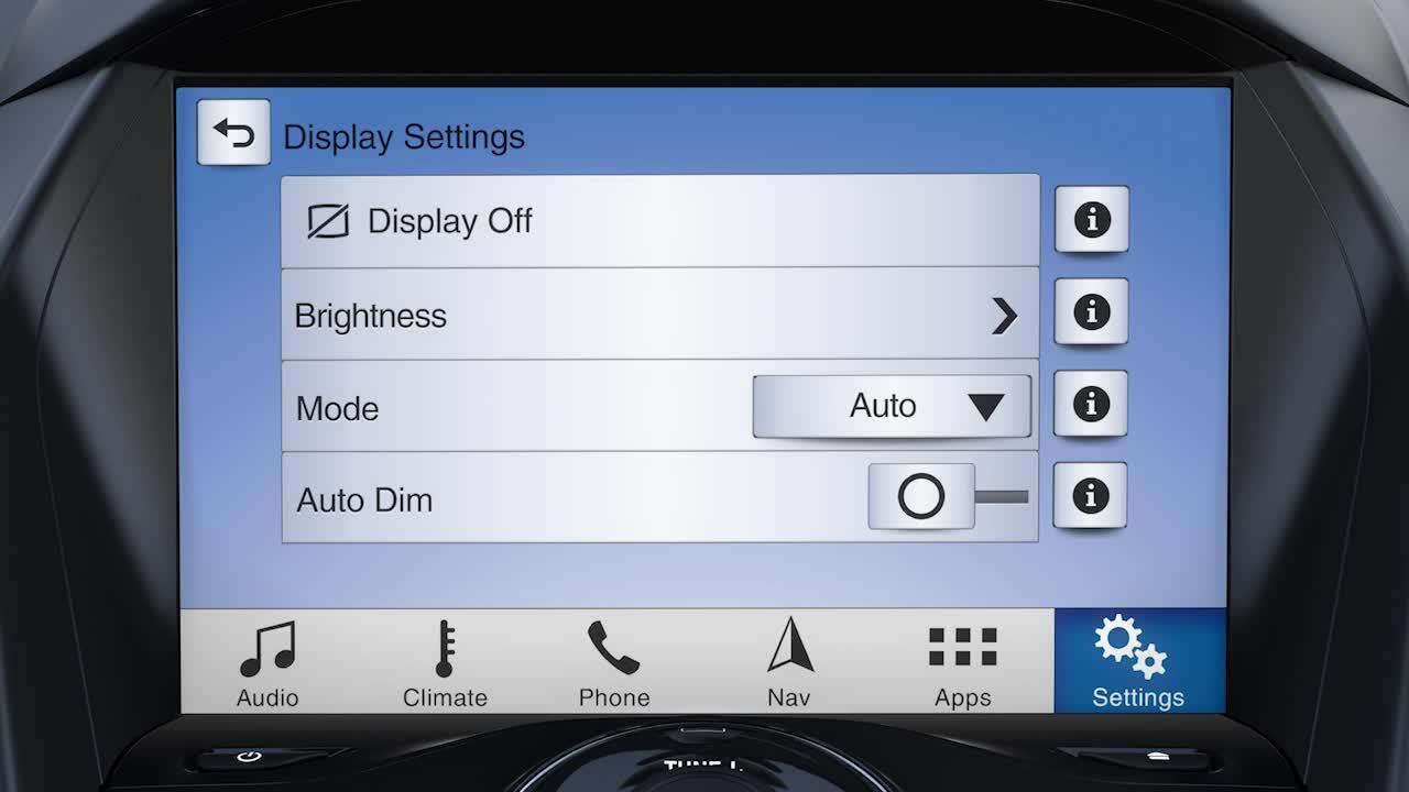 How To Adjust Your Sync 3 Touchscreen Brightness Sync Official Ford Owner Site