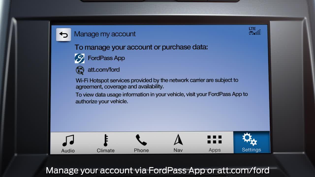 Fordpasstm Connect With Wi Fi Hotspot Overview How To Video Official Ford Owner Site