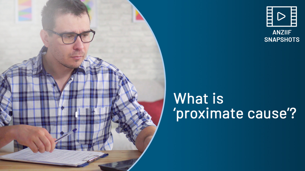 SNAPSHOT: What is ‘proximate cause’?
