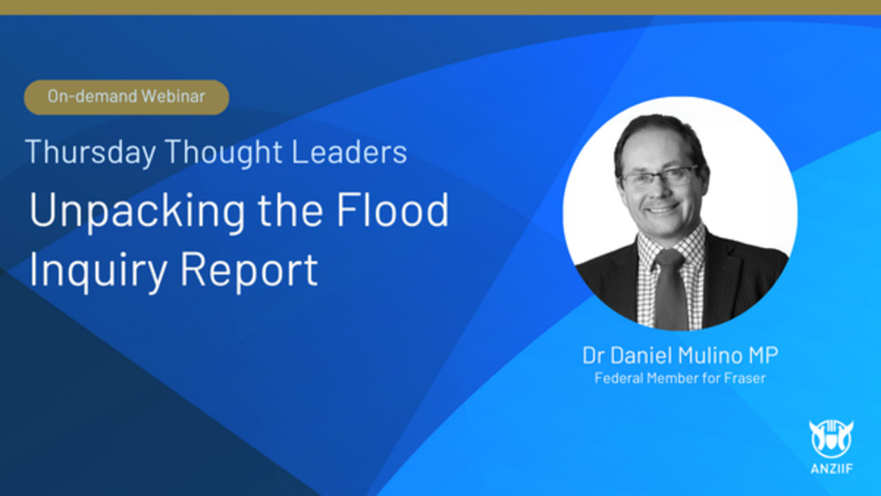 Webinar: Unpacking the Flood Inquiry Report