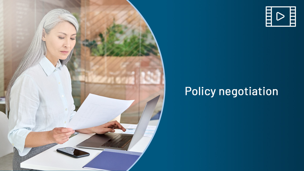 Policy negotiation