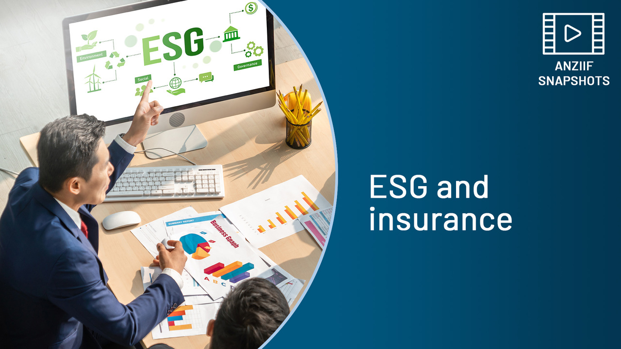 ESG and insurance