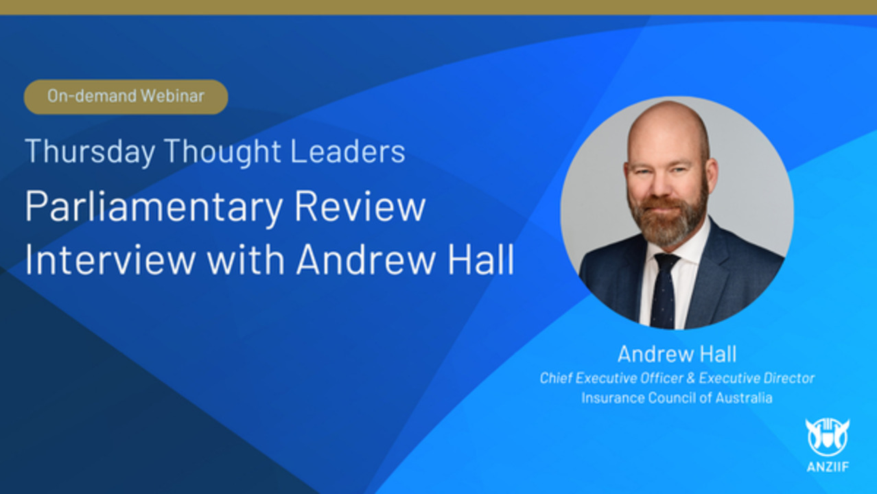 Webinar: Parliamentary Inquiry into insurers’ response to the 2022 Floods & General Insurance Code of Practice Review