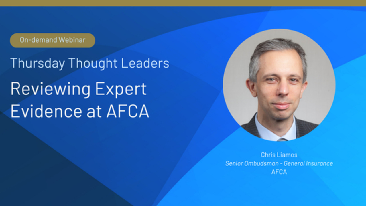 Webinar: How Insurers Can Improve Expert Reports