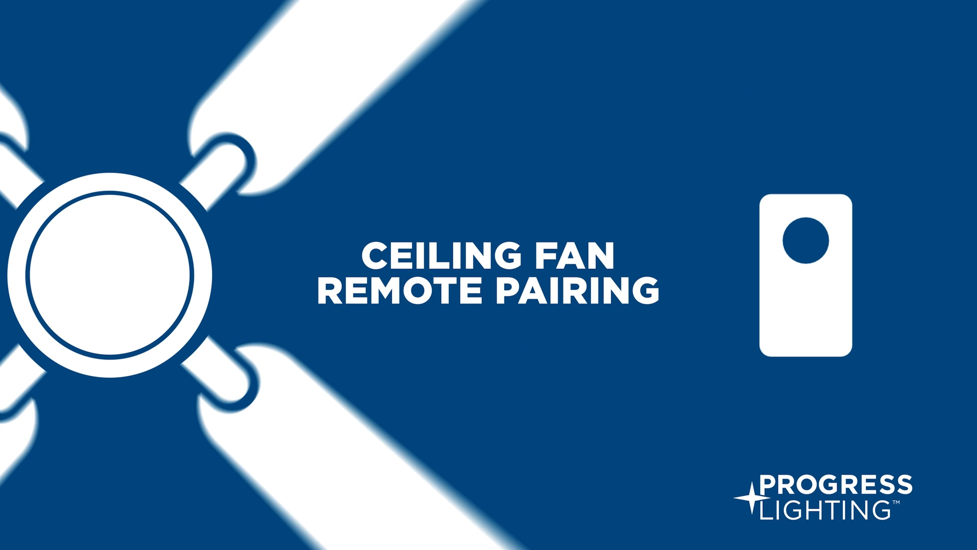 Ceiling Fan Remote Pairing - FA0108