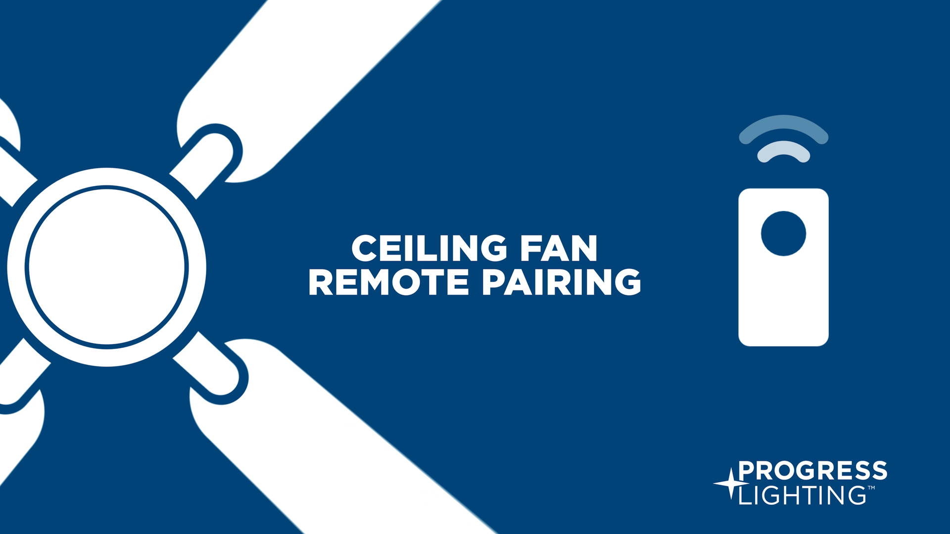 Ceiling Fan Remote Pairing - RH787T