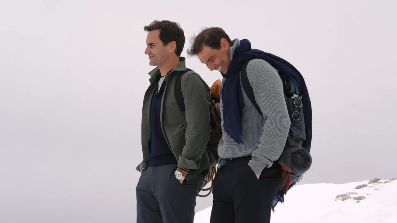 Behind the scenes with Roger Federer and Rafael Nadal for Louis Vuitton Core Values campaign