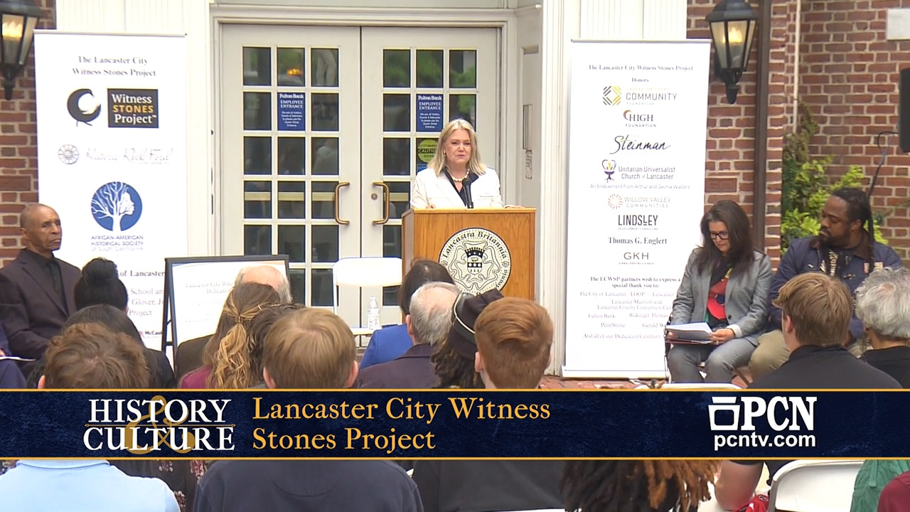 History  Culture Lancaster City Witness Stones Project