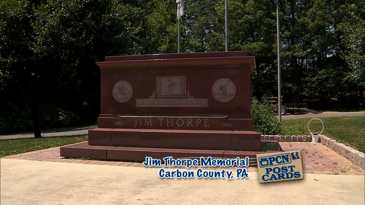 Jim Thorpe Memorial PCN Postcards