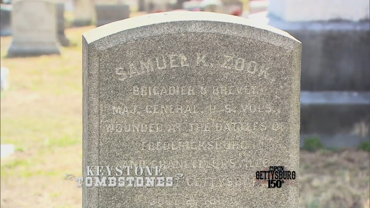 Samuel Zook Keystone Tombstones