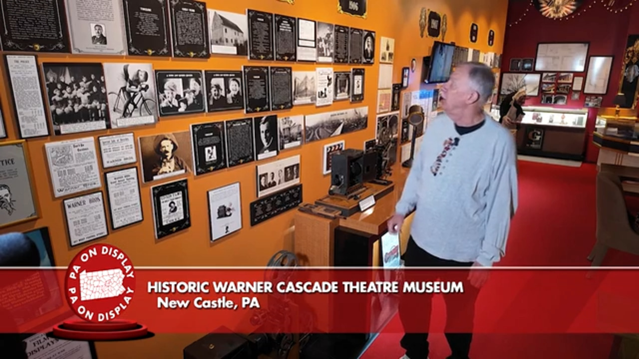Historic Warner Cascade Theatre Museum PA on Display