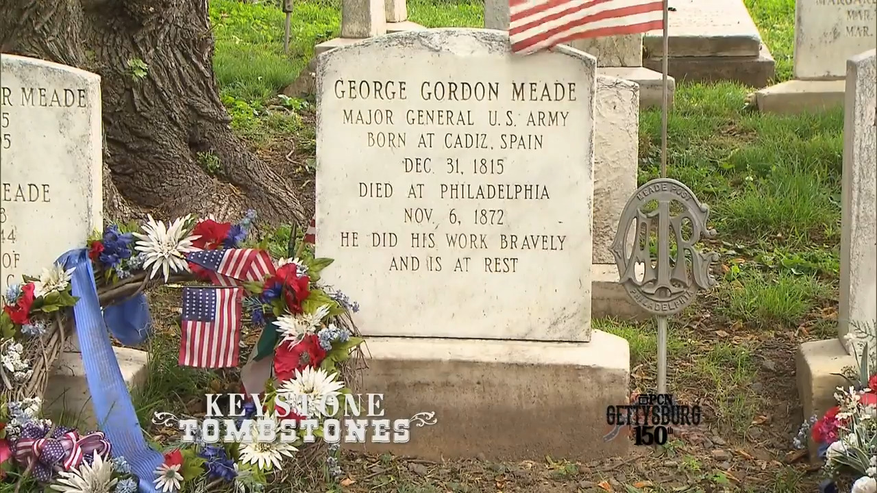 George Gordon Meade Keystone Tombstones