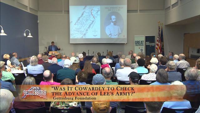 Was it Cowardly to Check the Advance of Lees Army