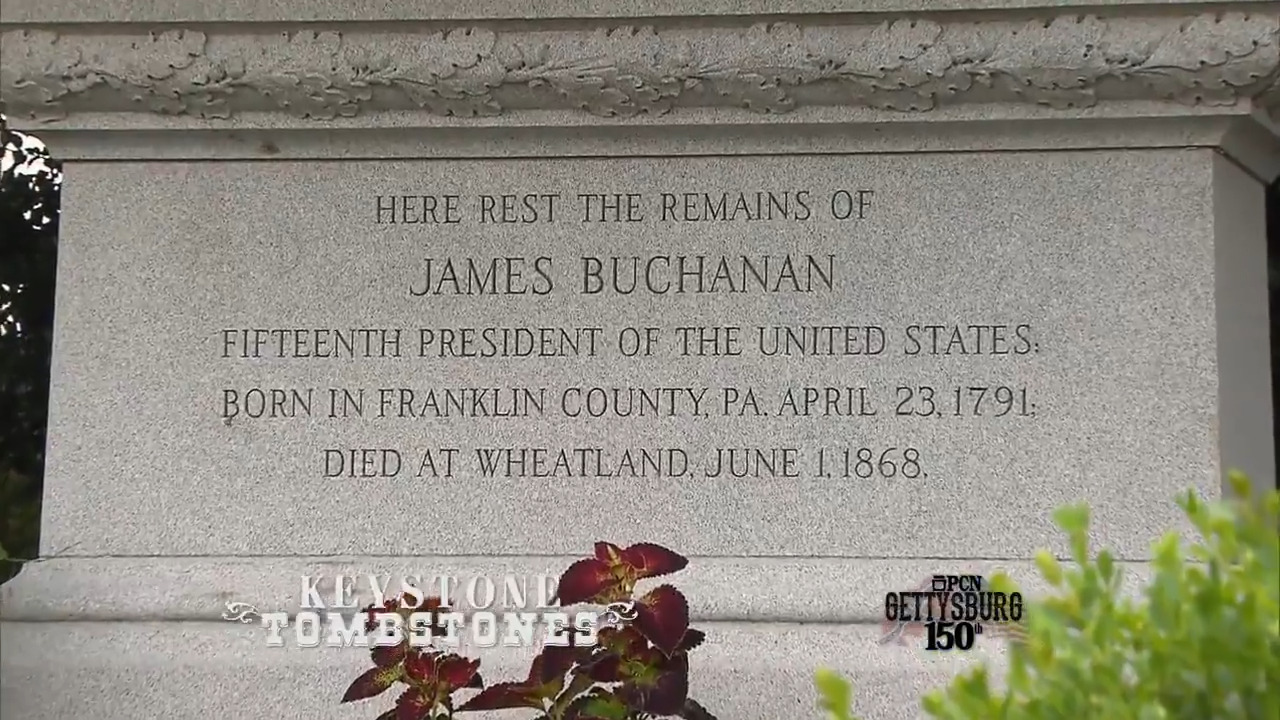 James Buchanan Keystone Tombstones