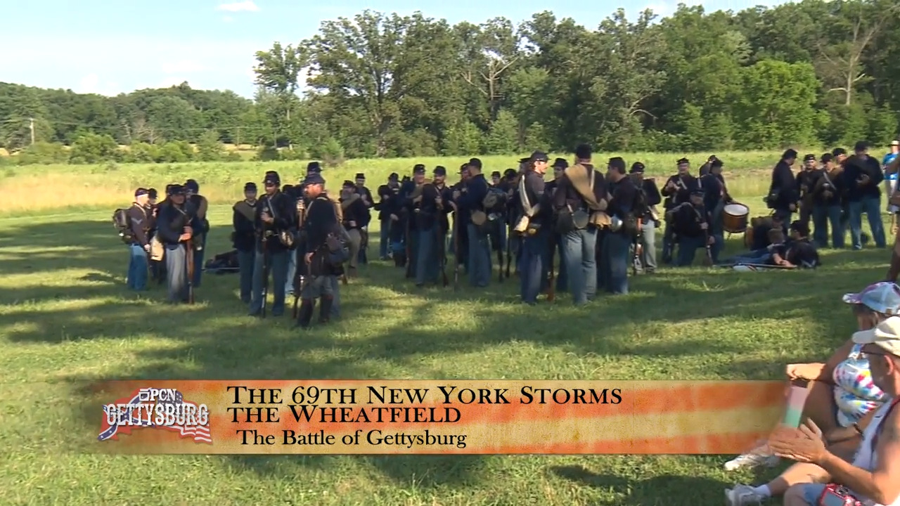 The 69th New York Storms the Wheatfield Gettysburg Battlewalks