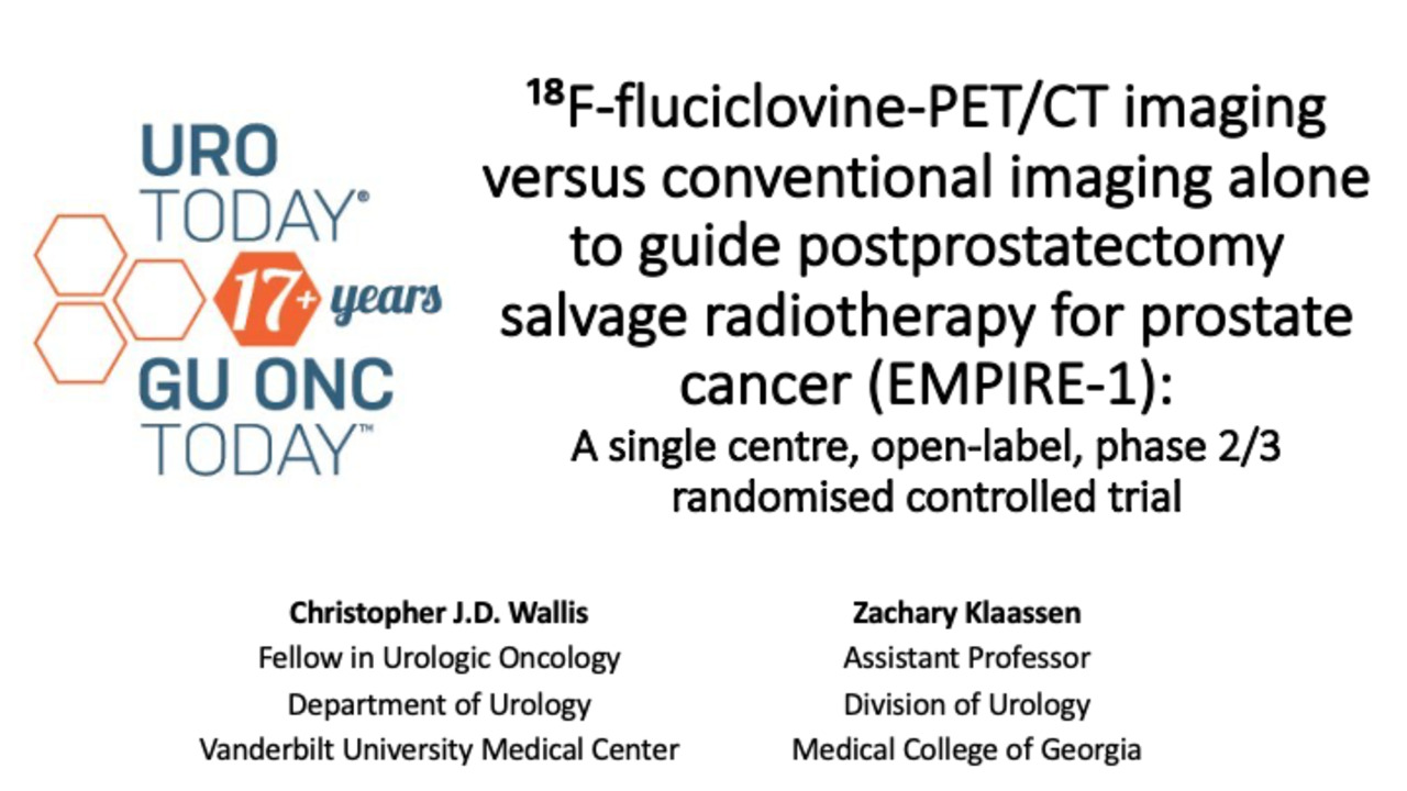 18F-fluciclovine-PET/CT imaging versus conventional imaging alone to guide  postprostatectomy salvage radiotherapy for prostate cancer (EMPIRE-1): a  single centre, open-label, phase 2/3 randomised controlled trial - The  Lancet