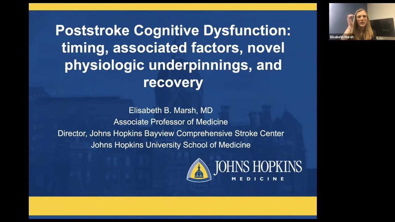 Poststroke Cognitive Dysfunction: Timing, Associated Factors, Novel Physiologic Underpinnings, and Recovery
