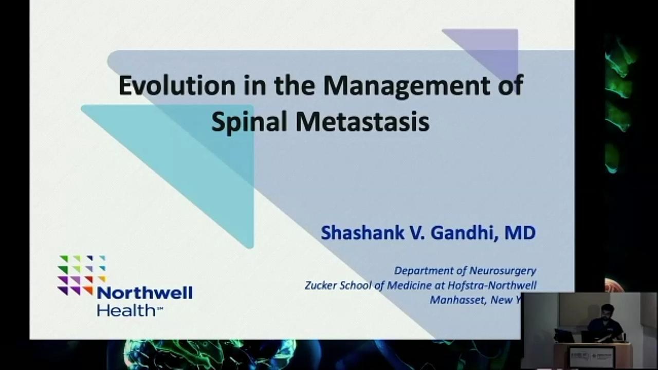 Evolution in the Management of Spinal Metastasis