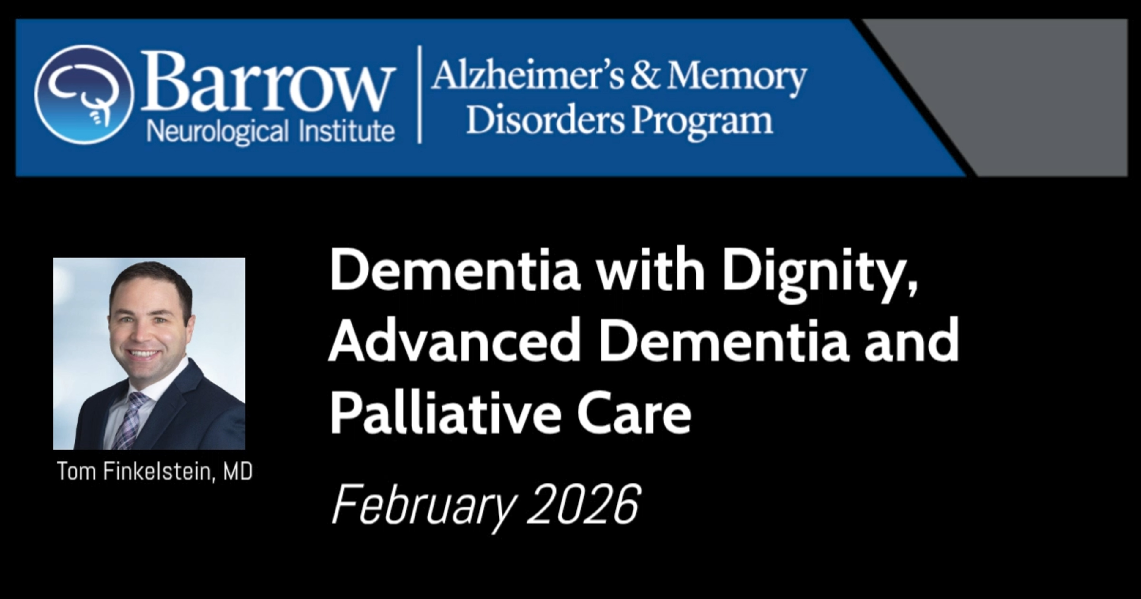 Advanced Dementia and Palliative Care