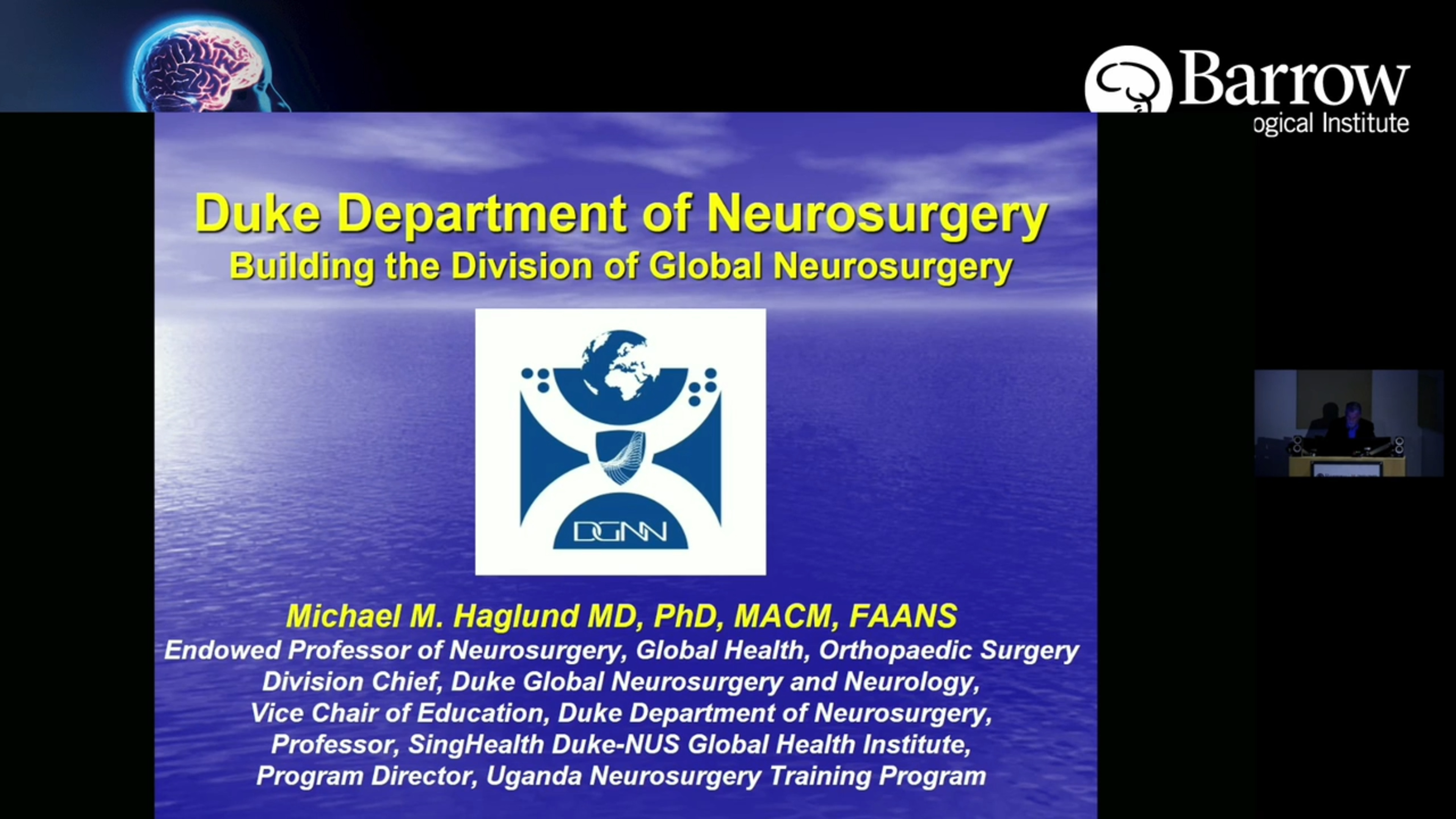 Building a Division of Global Neurosurgery