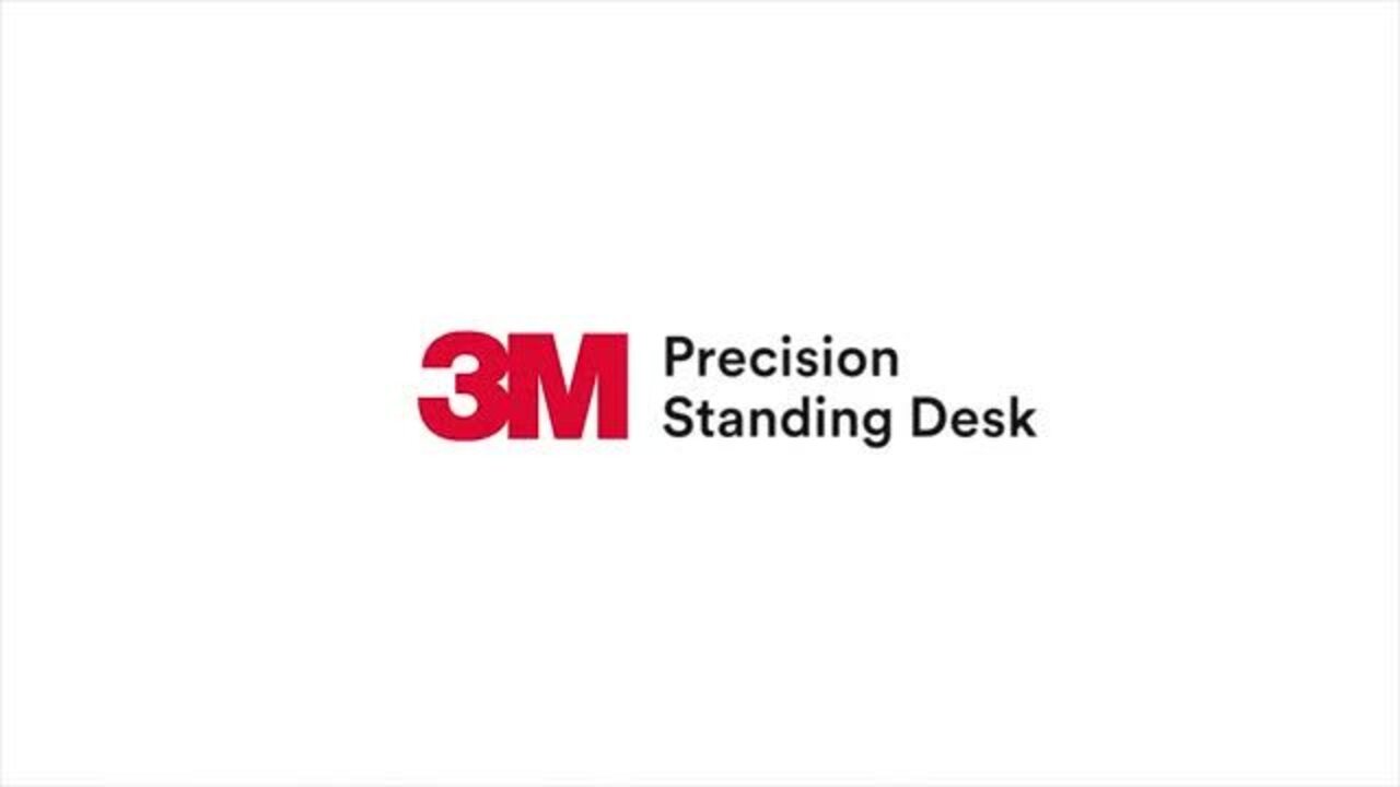 3M Precision XL Standing Desk, 42” W, Adjustable Desk Riser with