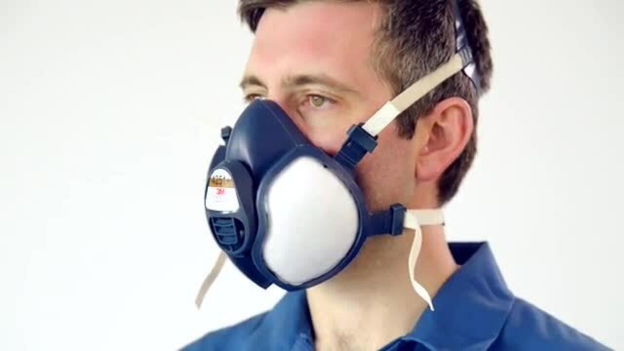 Masque protection pour pulvérisation de peinture 3M™ 6002, A2P3, 1
