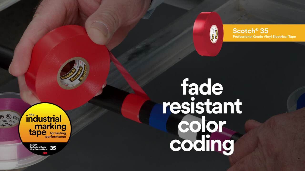Scotch® Vinyl Color Coding Electrical Tape 35 | 3M United States