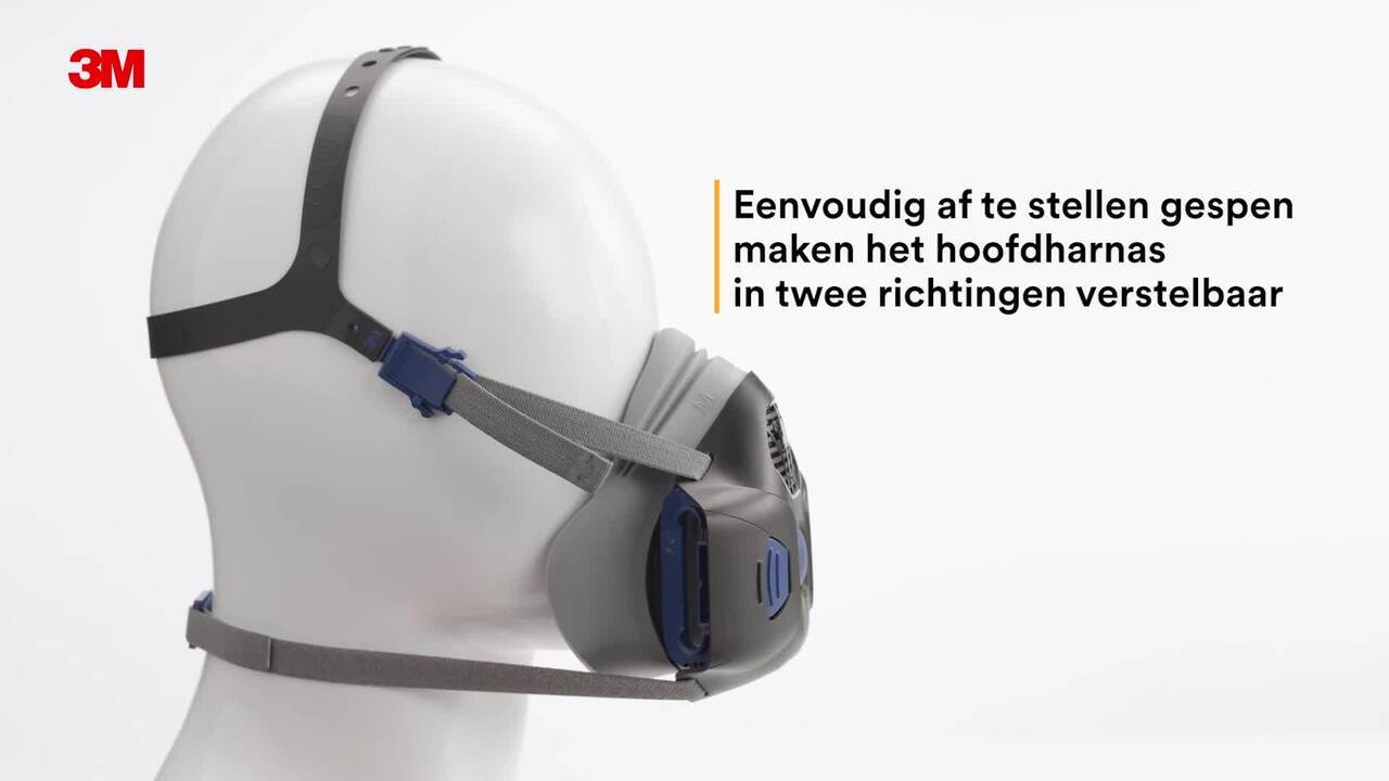 3M™ Herbruikbaar halfgelaatsmasker 6000 Series | 3M België