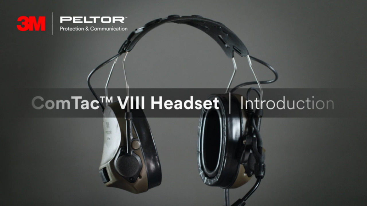【みつお】PELTOR ComTac Ⅷ Headset 3M PELTOR ComTac™ VIII Headset, Single Comms Downlead
