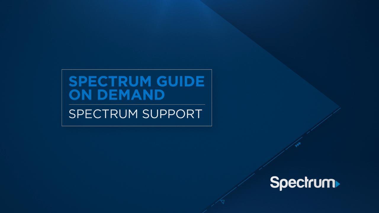 How Do You Get on Demand on Spectrum  
