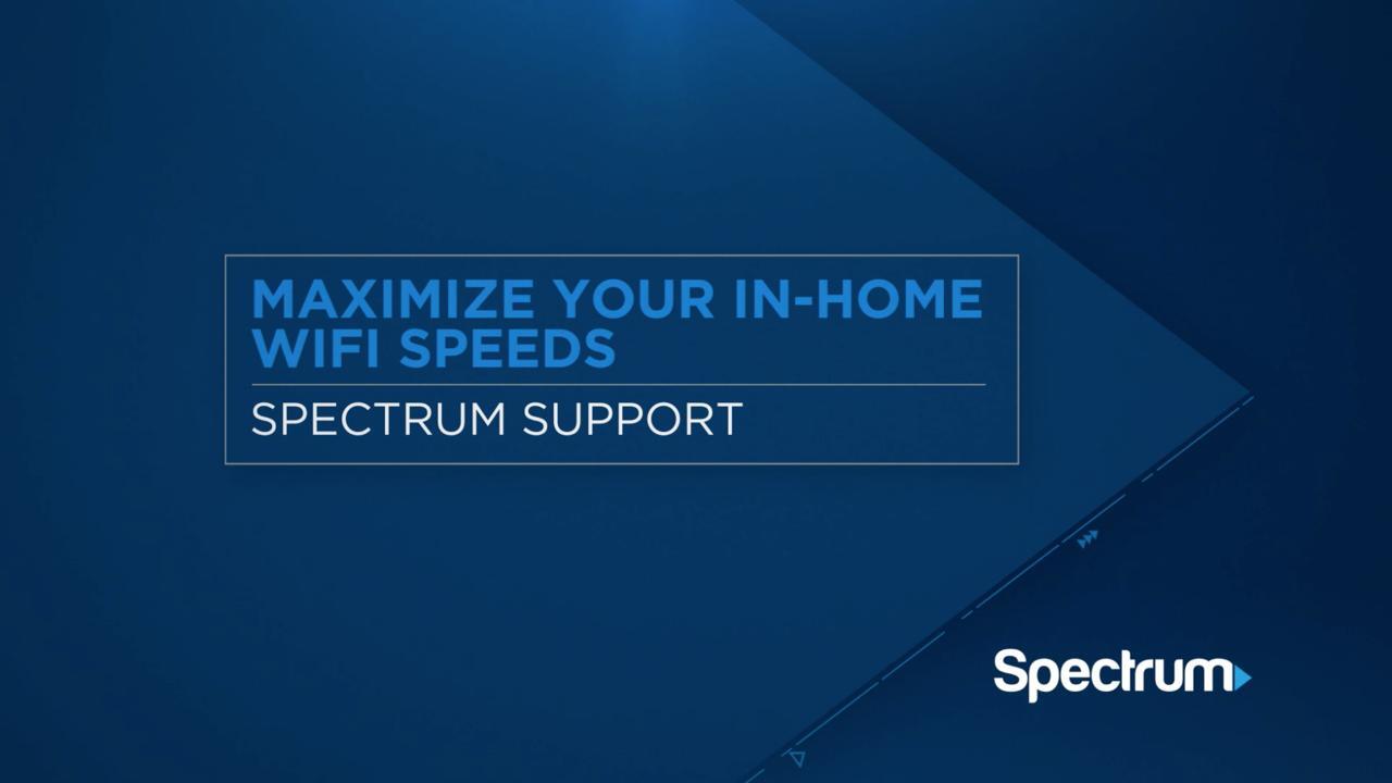 How to Connect to Spectrum In-Home Wifi  