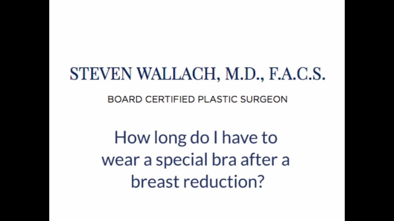 How Long Do I Have to Wear a Surgical Bra After Breast Reduction