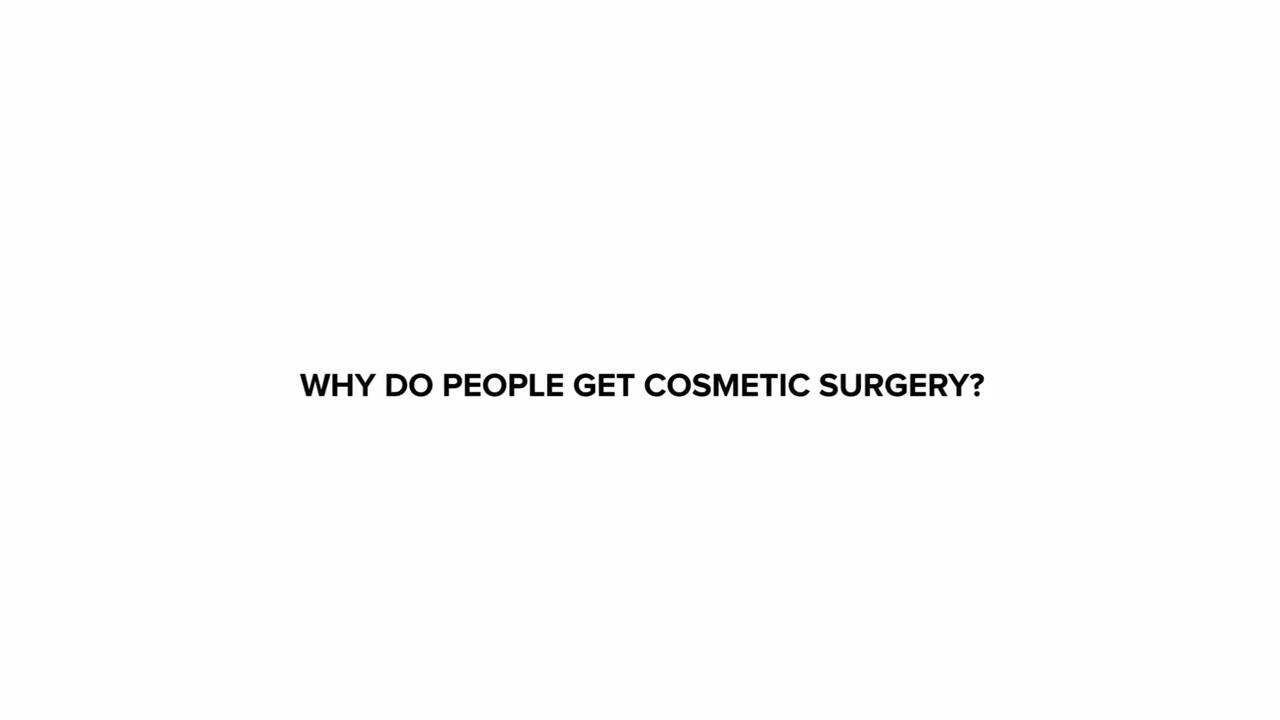 About Plastic Surgery Episode 3 Why Do People Get Cosmetic Surgery Video Realself