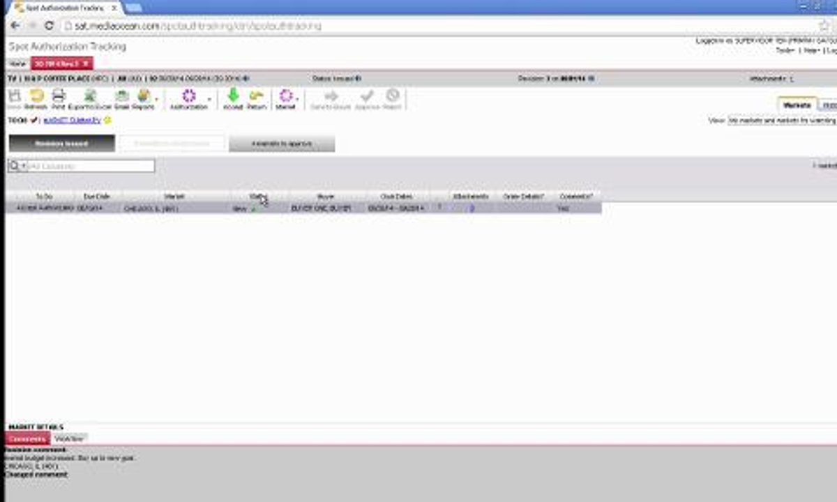 Spot Authorization Tracking - Accept and process Authorizations ...