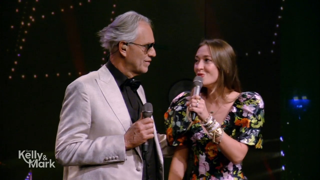 Lauren Daigle Joins Andrea Bocelli on 'Live with Kelly & Mark' | 104.1 The Fish - Portland, OR