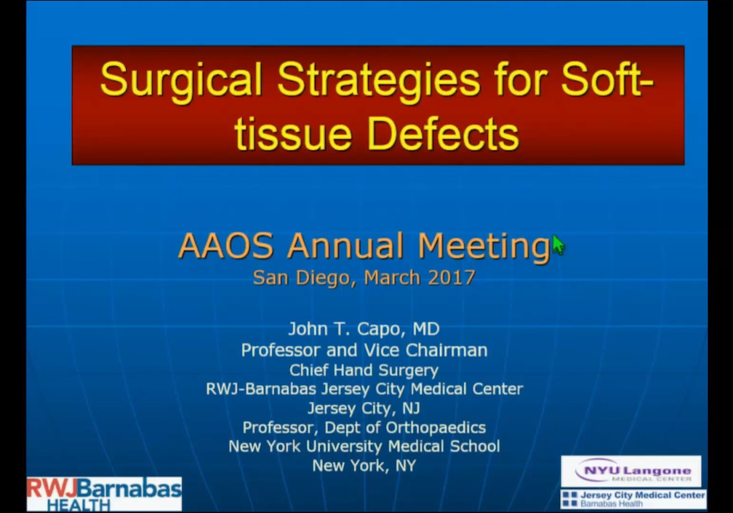 Surgical Strategies for Soft-Tissue Defects