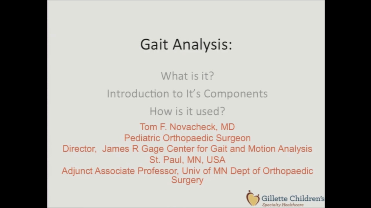 Gait Analysis - What is it?