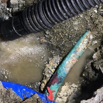 Photo of 1st Choice Plumbing Heating and Air - Oceanside, CA, US. Located slab leak!