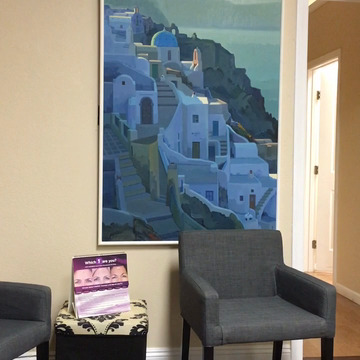 Photo of Medical Marijuana Card Doctors Hollywood Easy Clinic - Los Angeles, CA, US. Love this painting and the music in the background.