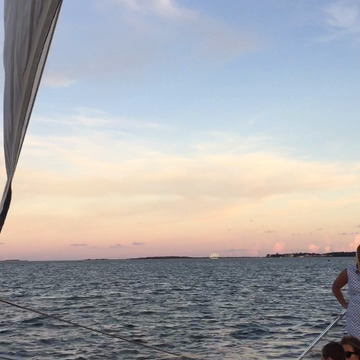 Sunset sail on the Palmetto Breeze
