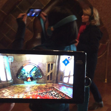 Photo of Casa Batlló - Barcelona, B, ES. There's an augmented reality tour - it shows you what the house used to be like. Amazing!!!