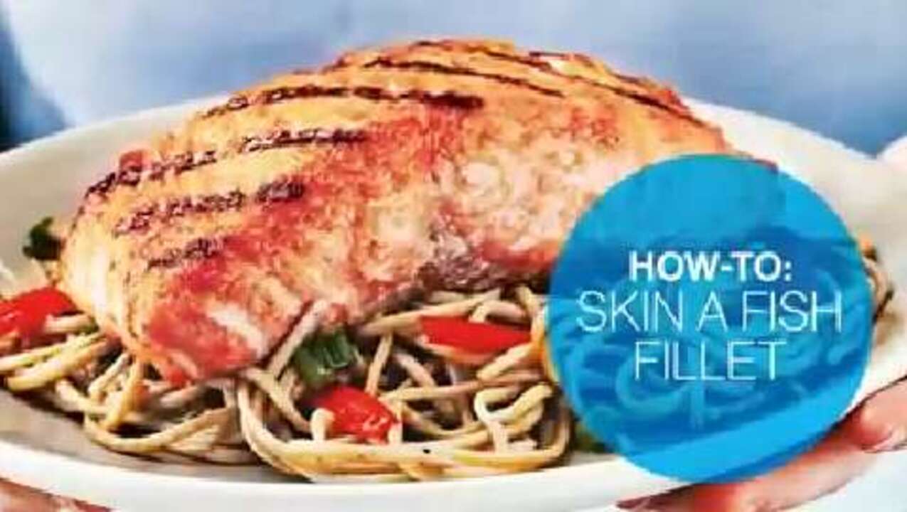 How to skin a fish fillet