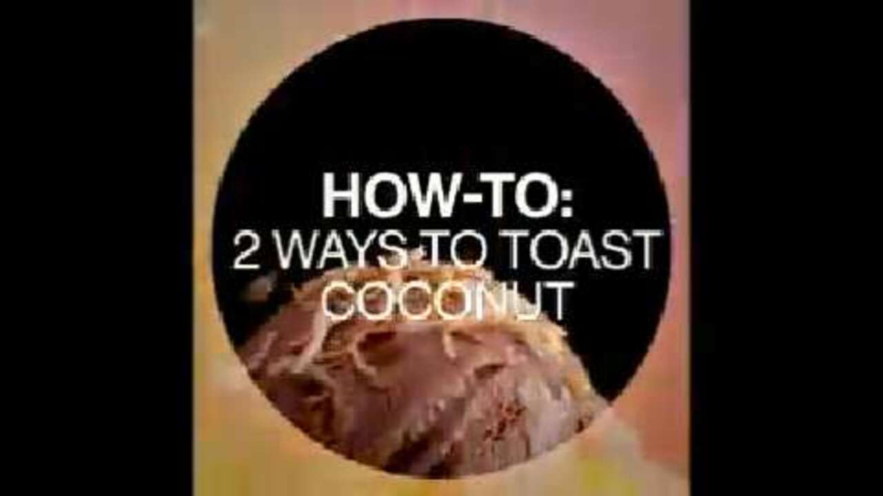 Quick tips: How to toast coconut two ways
