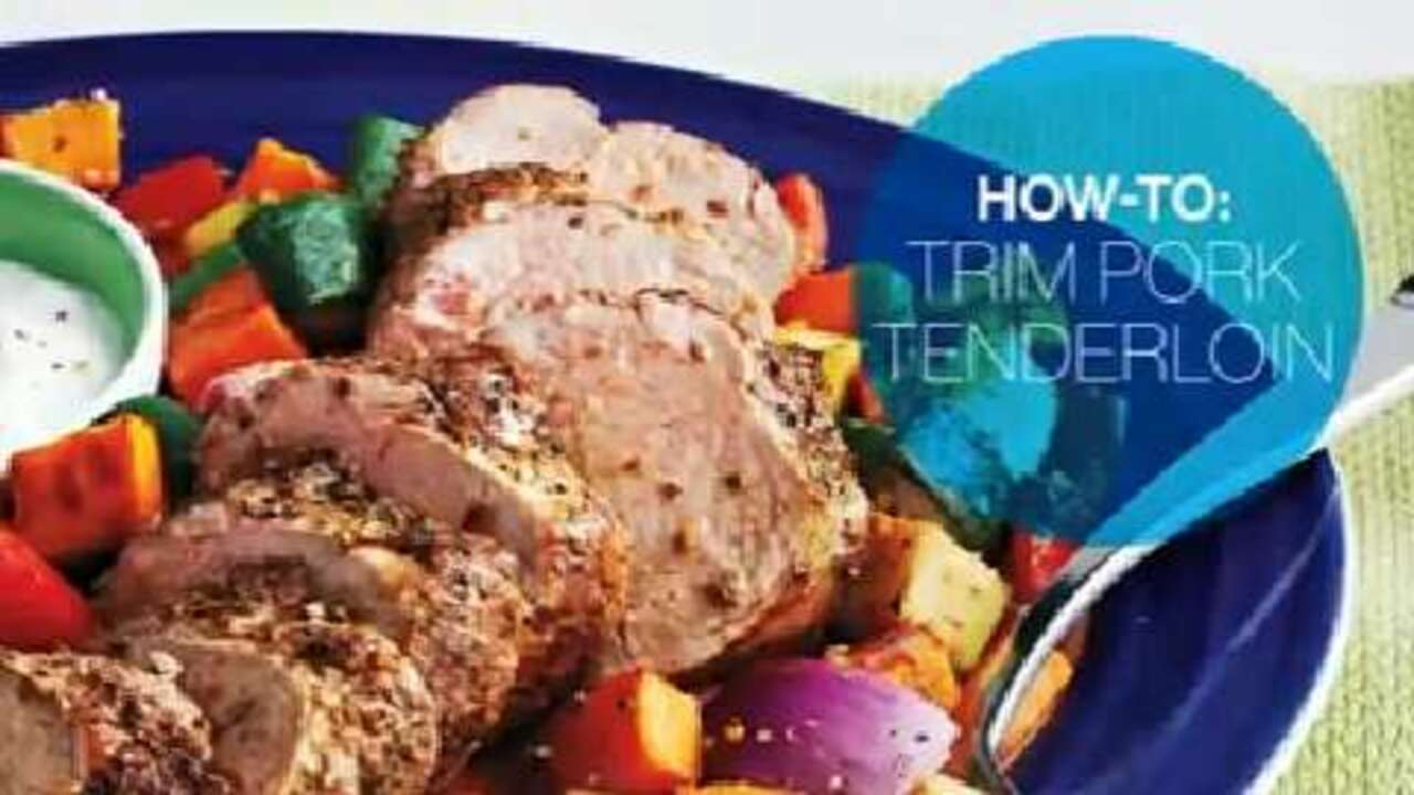 How to trim pork tenderloin