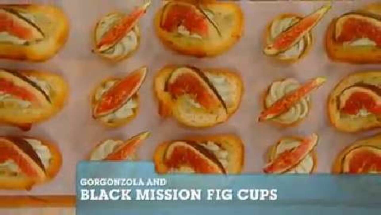 Best Recipes Ever: Gorgonzola and Black Mission Fig Cups
