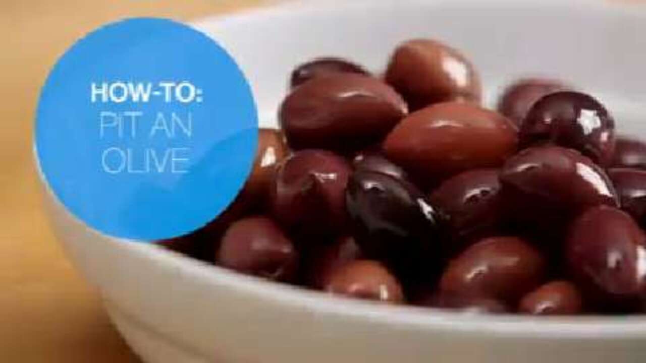 How to pit olives