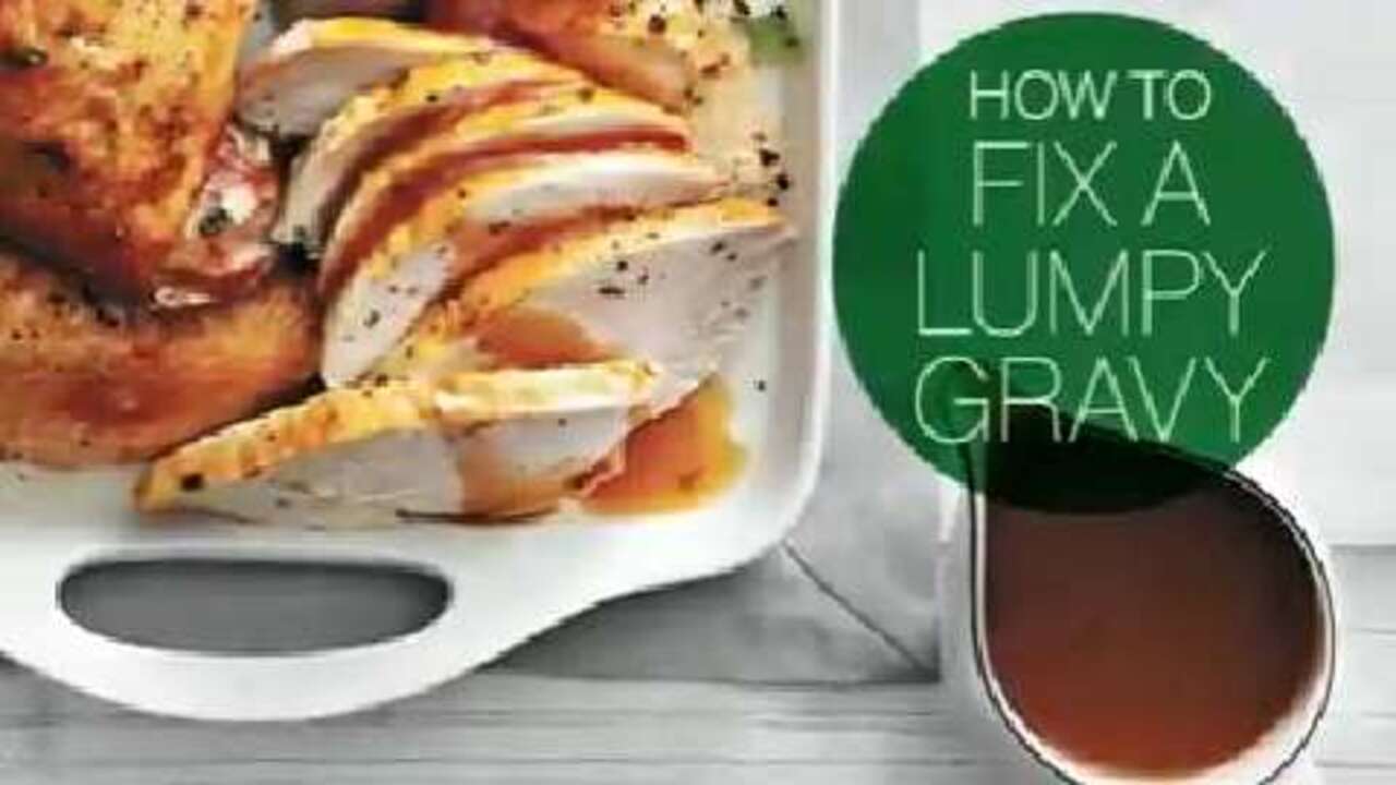 How to fix lumpy gravy