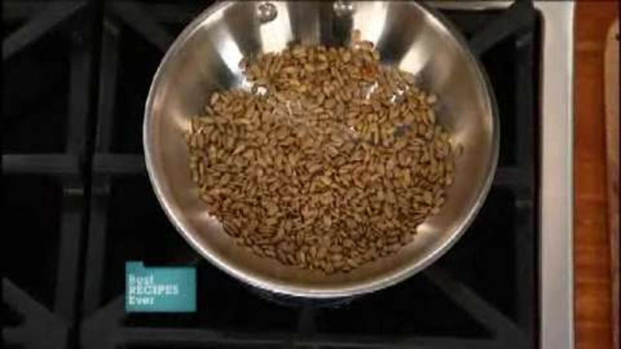 Roasting sunflower seeds